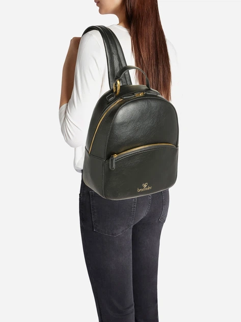 Рюкзак жіночий зі штучної шкіри Braccialini Amy B18505 YY 100 Чорний (800070348942) - зображення 2