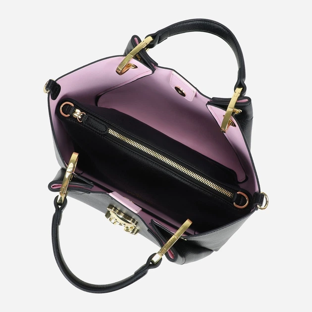 Сумка крос-боді через плече жіноча зі штучної шкіри середня Braccialini Amy B18521 YY 100 Чорна (800070348934) - зображення 5