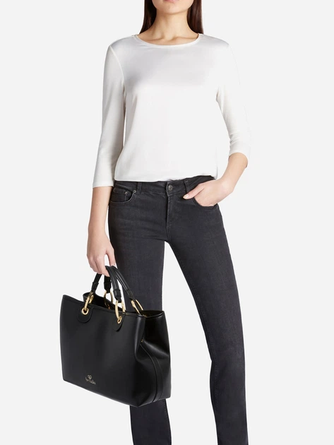 Torebka crossbody damska duża Braccialini Beth B18540 YY 100 Czarna (800070348928) - obraz 2