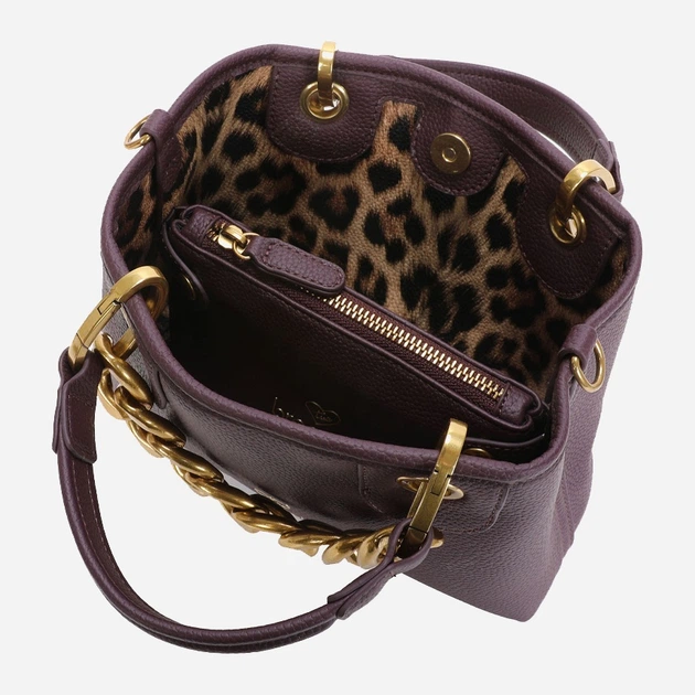 Сумка крос-боді через плече жіноча зі штучної шкіри маленька Braccialini Beth Jewels B18533 YY 404 Темно-червона (800070348983) - зображення 5