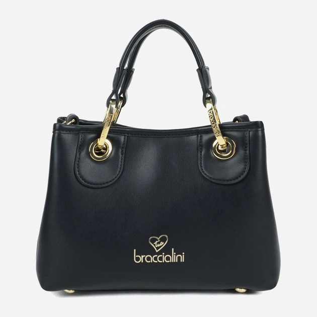 Torebka crossbody damska mała Braccialini Beth B18543 YY 100 Czarna (800070348986) - obraz 1