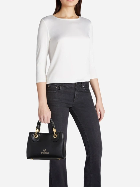 Torebka crossbody damska mała Braccialini Beth B18543 YY 100 Czarna (800070348986) - obraz 2