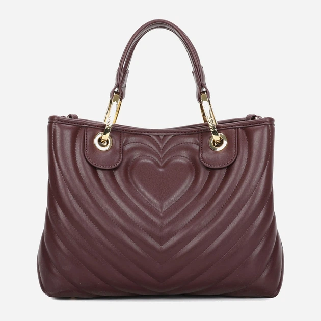 Сумка крос-боді через плече жіноча зі штучної шкіри середня Braccialini Beth Matelasse' B18551 YY 404 Темно-червона (800070348970) - зображення 3