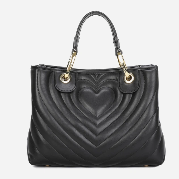 Torebka crossbody damska duża Braccialini Beth Matelasse' B18550 YY 100 Czarna (800070348932) - obraz 3