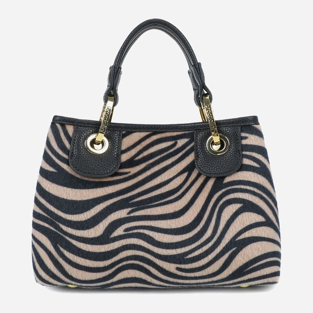 Сумка крос-боді через плече жіноча зі штучної шкіри маленька Braccialini Beth Animalier B18573 YY O03 Бежева (800070348980) - зображення 3