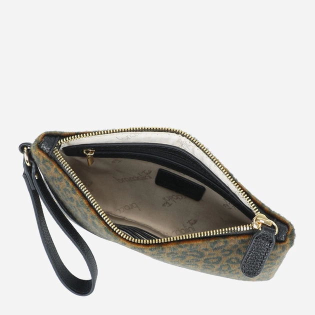 Сумка клатч жіноча зі штучної шкіри маленька Braccialini Milly B18615 YY P42 Коричнева (800070349015) - зображення 4