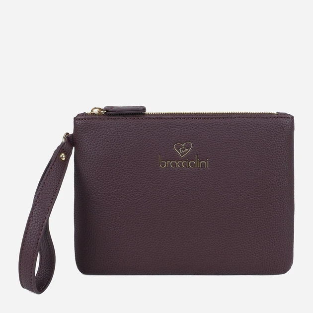 Сумка клатч жіноча зі штучної шкіри маленька Braccialini Milly B18617 YY 404 Темно-червона (800070349017) - зображення 1