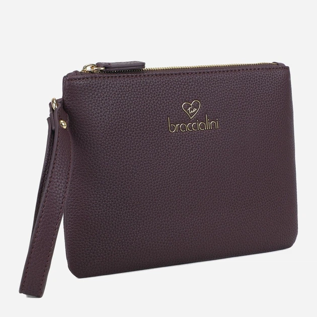 Сумка клатч жіноча зі штучної шкіри маленька Braccialini Milly B18617 YY 404 Темно-червона (800070349017) - зображення 3