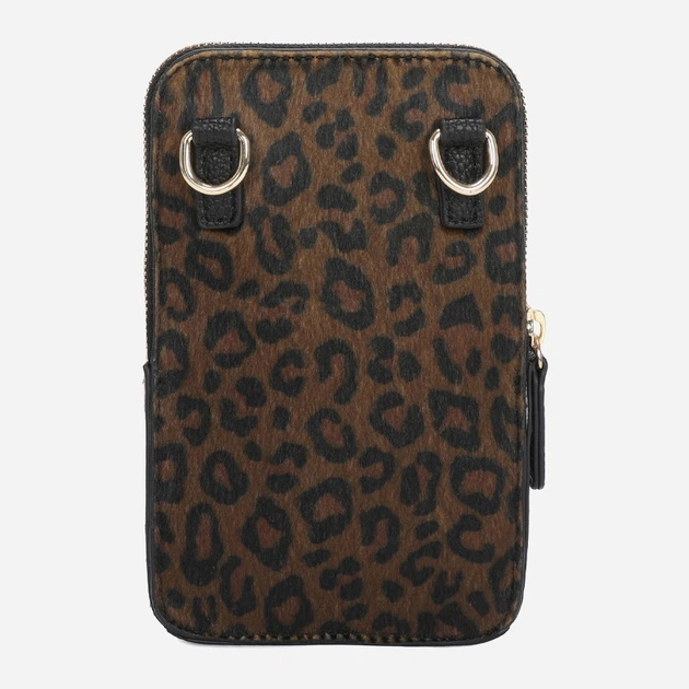 Сумка крос-боді через плече жіноча зі штучної шкіри маленька Braccialini Jinny Animalier B18632 YY P42 Коричнева (800070349005) - зображення 3