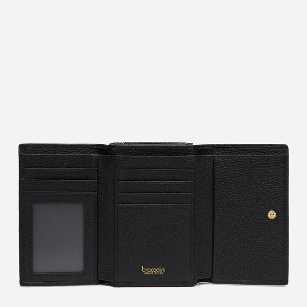 Гаманець жіночий з натуральної шкіри Braccialini Basic B18703 BA 100 Чорний (800070348993) - зображення 3