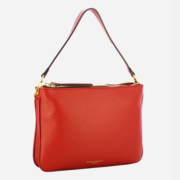 Сумка крос-боді через плече жіноча з натуральної шкіри середня Gianni Chiarini Frida BS 10436 TKL 14049 Червона (800070345698) - зображення 3