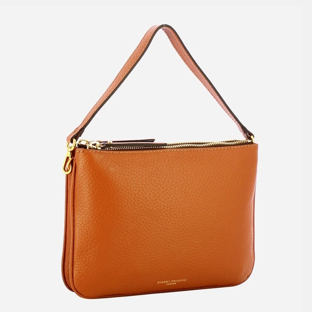 Сумка крос-боді через плече жіноча з натуральної шкіри середня Gianni Chiarini Frida BS 10436 TKL 206 Коричнева (800070345699) - зображення 3
