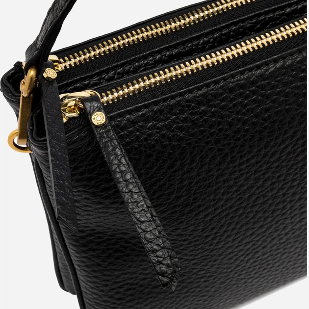 Сумка крос-боді через плече жіноча з натуральної шкіри середня Gianni Chiarini Frida BS 10436 TKL 001 Чорна (800070326652) - зображення 5