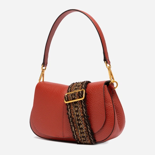 Torebka crossbody damska ze skóry naturalnej Gianni Chiarini Helena Round BS 11088 TKL-NASPM 14049 Czerwona (800070345701) - obraz 4
