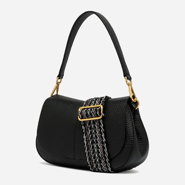 Torebka crossbody damska ze skóry naturalnej Gianni Chiarini Helena Round BS 11088 TKL-NASPM 001 Czarna (800070345700) - obraz 4
