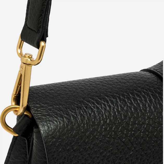 Torebka crossbody damska ze skóry naturalnej Gianni Chiarini Helena Round BS 11088 TKL-NASPM 001 Czarna (800070345700) - obraz 5