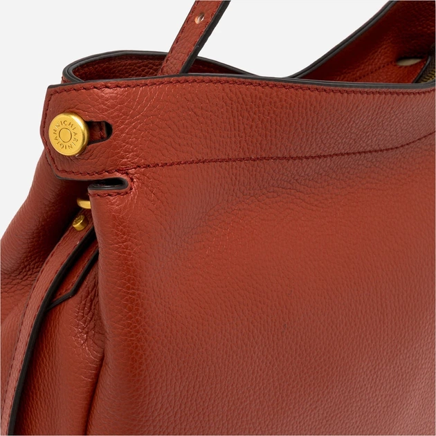 Сумка шопер жіноча з натуральної шкіри Gianni Chiarini Ottavia BS 11292/COMM GRN 14049 Червона (800070345705) - зображення 5