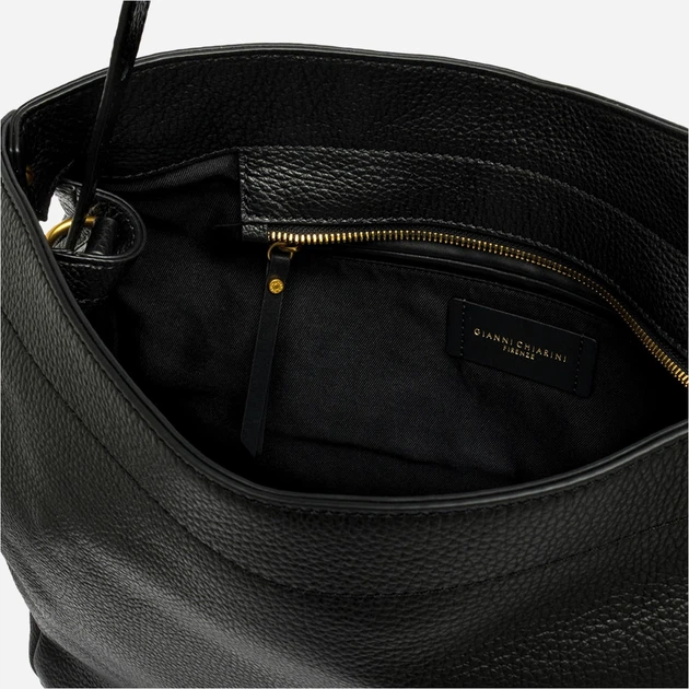 Сумка шопер жіноча з натуральної шкіри Gianni Chiarini Ottavia BS 11292/COMM GRN 001 Чорна (800070345704) - зображення 4