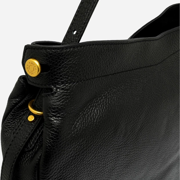 Сумка шопер жіноча з натуральної шкіри Gianni Chiarini Ottavia BS 11292/COMM GRN 001 Чорна (800070345704) - зображення 5
