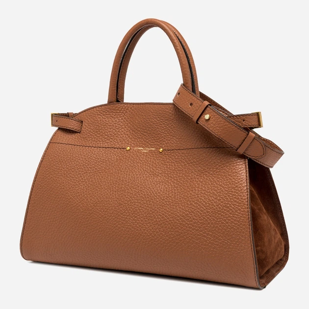 Torebka crossbody damska ze skóry naturalnej duża Gianni Chiarini Farah BS 11466 TKL-CM 206 Brązowa (800070345708) - obraz 3