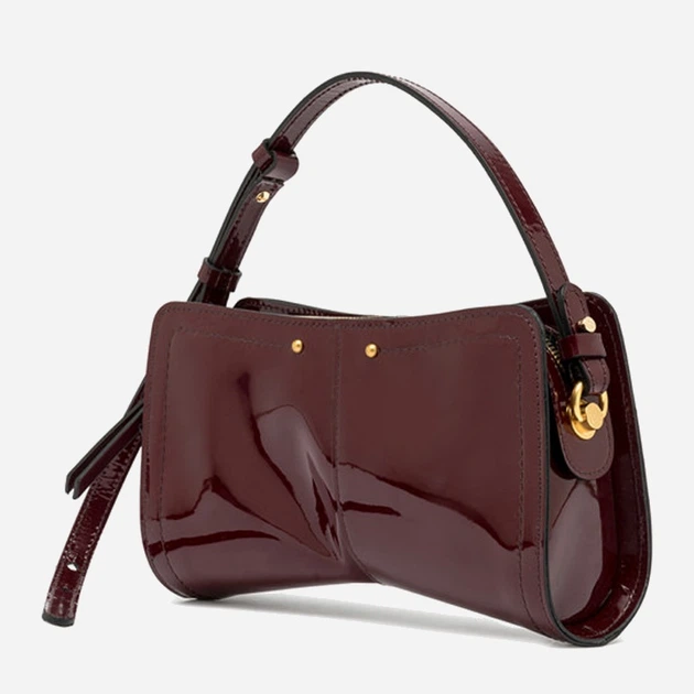 Torebka bagietka damska ze skóry naturalnej Gianni Chiarini Keira BS 11600 VRPIU 14050 Bordowa (800070345752) - obraz 4