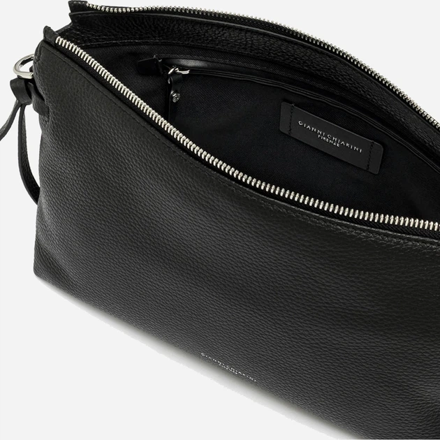 Сумка крос-боді через плече жіноча з натуральної шкіри середня Gianni Chiarini Brina BS 11761/COMM GRN 001 Чорна (800070345717) - зображення 4