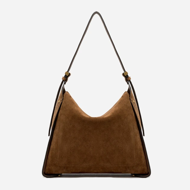 Torebka damska zamszowa duża Gianni Chiarini Penelope BS 12043 CM-PL 099 Brązowa (800070345728) - obraz 2