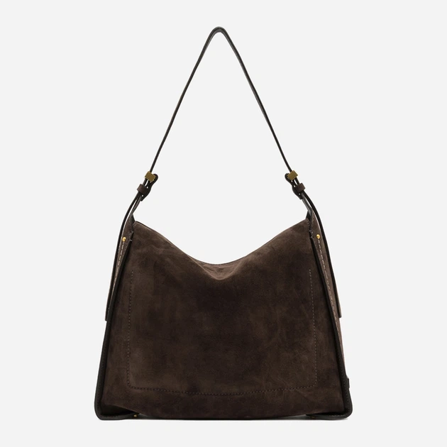 Torebka damska zamszowa duża Gianni Chiarini Penelope BS 12043 CM-PL 974 Ciemnobrązowa (800070345729) - obraz 2