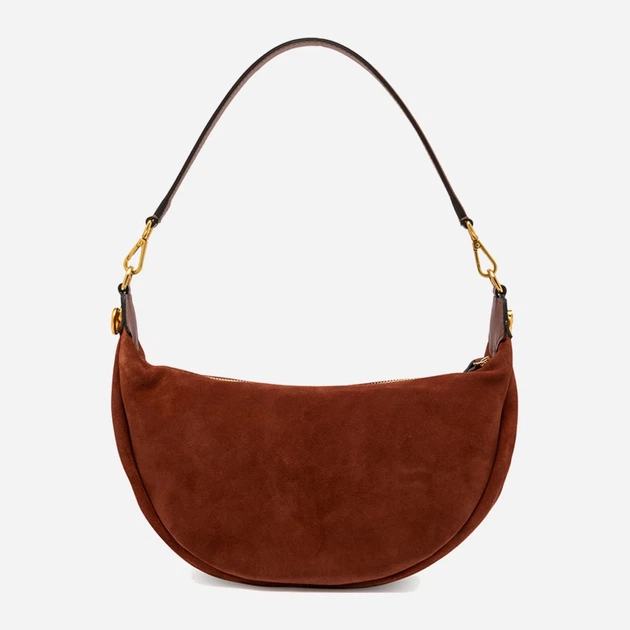 Сумка багет жіноча з натуральної замші середня Gianni Chiarini Aisha BS 12050 CM-NASPM 14049 Червона (800070345731) - зображення 2