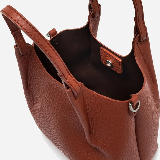 Сумка крос-боді через плече жіноча з натуральної шкіри маленька Gianni Chiarini Dua BS 9718 RNGDBL 14208 Червона (800070345742) - зображення 6