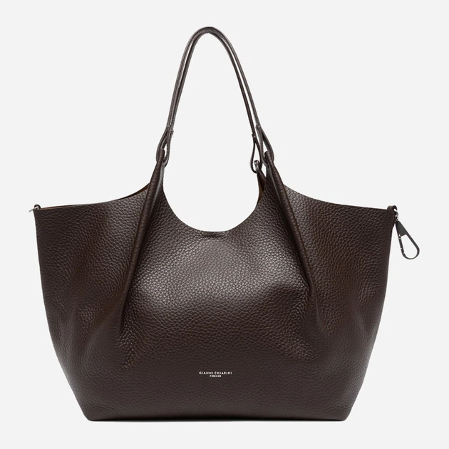 Сумка шопер жіноча з натуральної шкіри Gianni Chiarini Dua BS 9720 RNGDBL 14064 Темно-коричнева (800070345743) - зображення 1