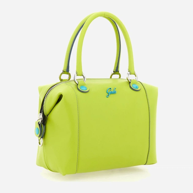 Torebka crossbody damska ze skóry naturalnej duża Gabs G3 Plus Tg M G000033T2X1881 C2557 Zielona (800070351013) - obraz 5