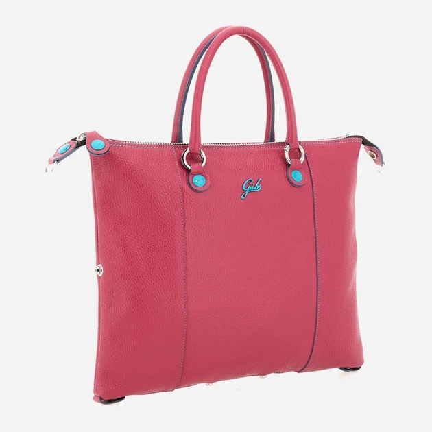 Torebka crossbody damska ze skóry naturalnej duża Gabs G3 Plus Tg M G000033T2X1882 C4515 Różowa (800070351015) - obraz 3