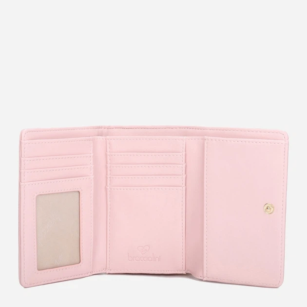 Гаманець жіночий зі штучної шкіри Braccialini LT209 LT 818 Рожевий (800070348996) - зображення 3