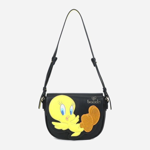 Torebka damska Braccialini Shape LT222 YY 818 Czarna (800070348953) - obraz 1