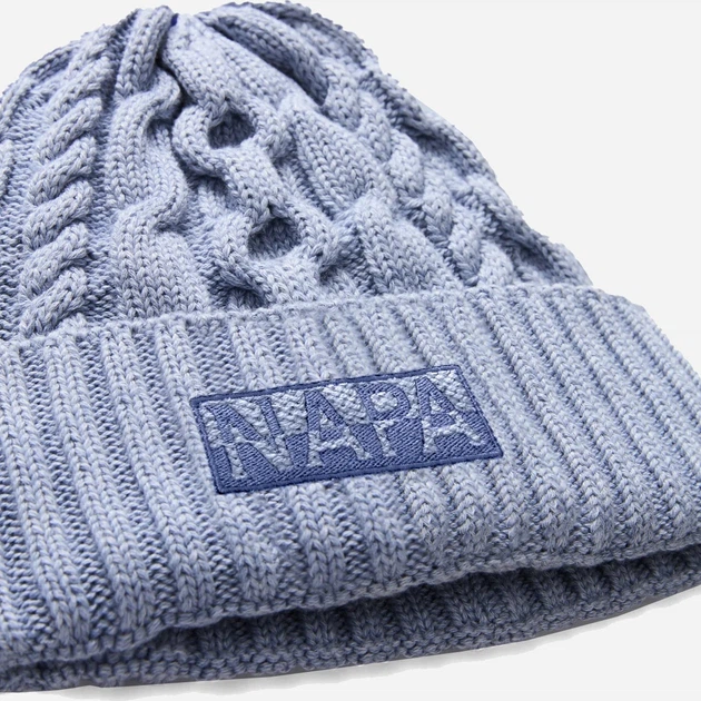 Czapka beanie Napapijri F-Tires NP0A88YXN1J1 One Size Niebieska (800070348543) - obraz 3