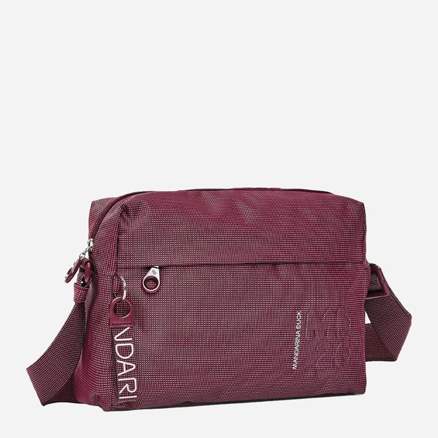 Torebka crossbody damska materiałowa Mandarina Duck Md20 P10QMTV8 384 Bordowa (800070346913) - obraz 3
