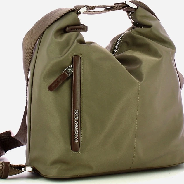 Сумка-рюкзак жіночий тканинний Mandarina Duck Hunter P10VCT41 024 Зелений (800070346925) - зображення 5