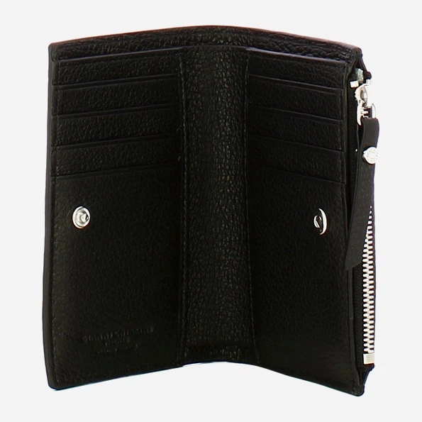 Гаманець жіночий з натуральної шкіри Gianni Chiarini Grana Dollaro PF 6003 GRN 001 Чорний (800070345749) - зображення 3
