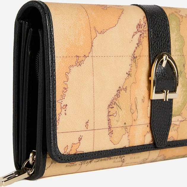 Гаманець жіночий зі штучної шкіри Alviero Martini PP04G611 0001 Чорний (800070347659) - зображення 4