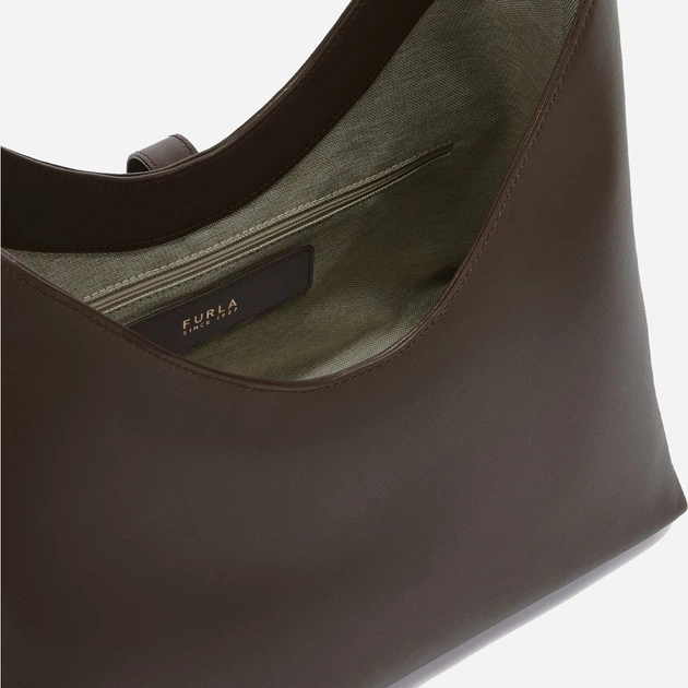 Torebka hobo damska ze skóry naturalnej Furla Goccia WB01499BX31042460S1007 Brązowa (800070331285) - obraz 6