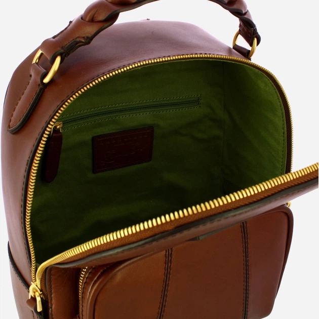 Рюкзак жіночий з натуральної шкіри The Bridge Brigida 0449247J 14 Коричневий (800070317842) - зображення 4