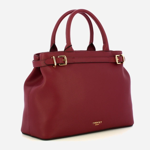 Torebka crossbody damska duża Twinset Tote 252TB7011 05609 Czerwona (800070351209) - obraz 3