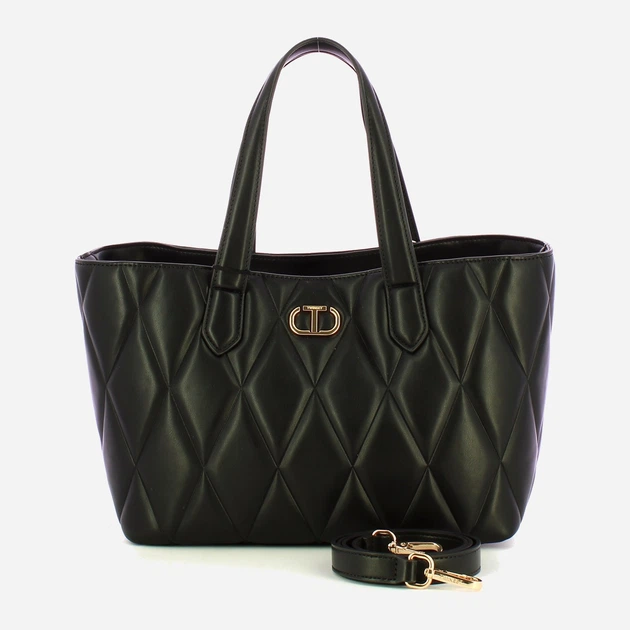 Torebka crossbody damska Twinset Tote 252TB7051 00006 Czarna (800070351198) - obraz 4