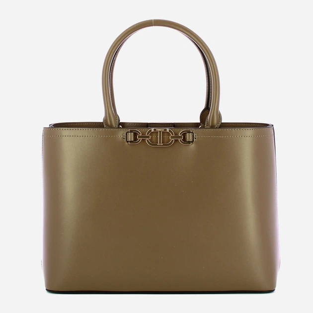 Сумка крос-боді через плече жіноча зі штучної шкіри середня Twinset Tote 252TB7302 00021 Коричнева (800070351200) - зображення 1