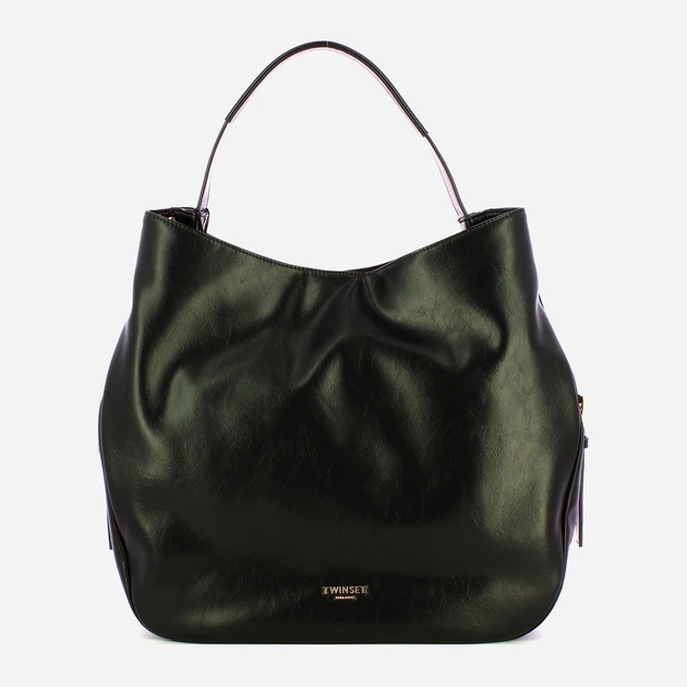 Torebka damska duża Twinset Hobo 252TD8032 00006 Czarna (800070351214) - obraz 1