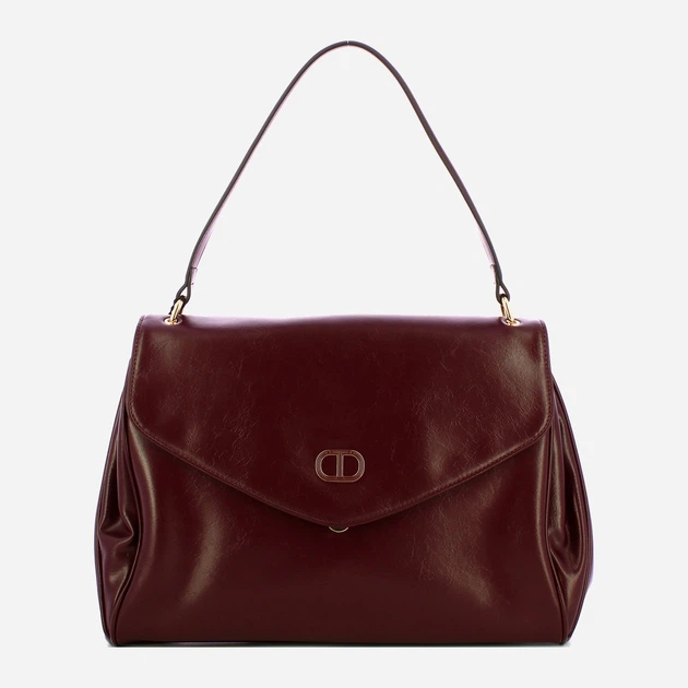 Torebka crossbody damska duża Twinset Top 252TD8050 04218 Ciemnoczerwona (800070351216) - obraz 1