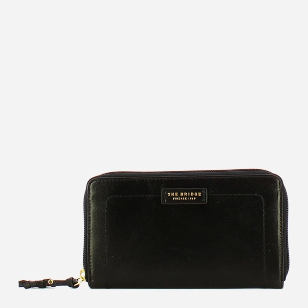 Портмоне чоловіче з натуральної шкіри The Bridge Elba 41791901 30 Чорне (800070350612) - зображення 1