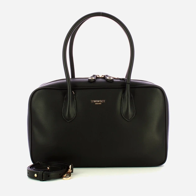 Torebka crossbody damska duża Twinset Bauletto 252TD8061 00006 Czarna (800070351223) - obraz 4