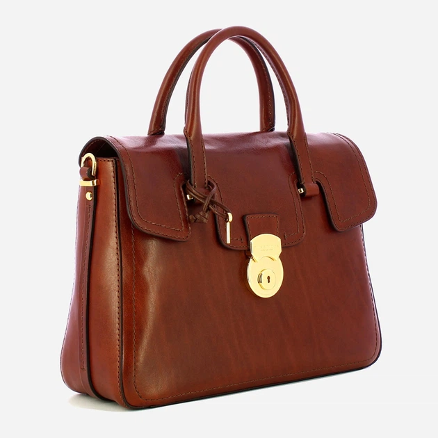 Torba aktówka ze skóry naturalnej The Bridge Corsini 44376101 14 Brązowa (800070350664) - obraz 3